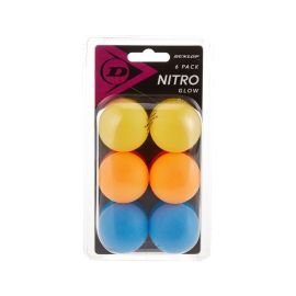 მაგიდის ჩოგბურთის ბურთები Dunlop 40+ Nitro Glow 6 BALL BOX