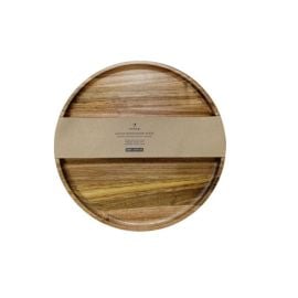 Тарелка деревянная Berllong BAW-0122-33 33х2см