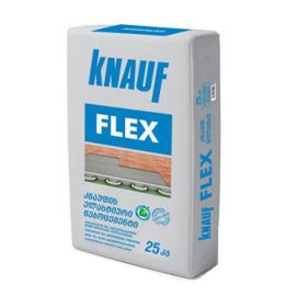 წებო ელასტიური, კერამიკული ფილების Knauf Flex 25 კგ