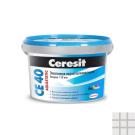 Затирка Ceresit Aquastatic CE 40 2 кг серебристо-серая