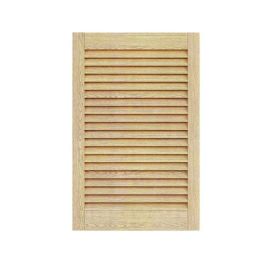 Doors wooden panel jalousie Woodtechnic pine 720х494