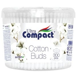 Cotton buds cylinders Compact 300 pcs