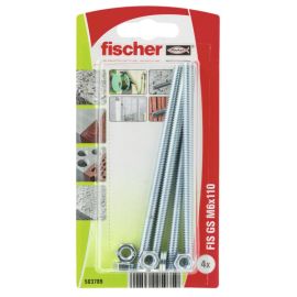 Threaded rod Fischer GS M6x110 K 4 pcs 503789