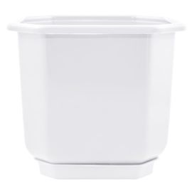 Flower Pot Plastic with a stand DAMA 36x36 (White)