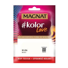Краска-тест интерьерная Magnat Kolor Love 25 мл KL06 белая