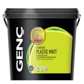 Краска для интерьера силиконовая Genc Standart Plastic Mat 12 л