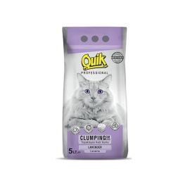 Наполнитель для кошачьего туалета бентонит Quik 5л лаванда