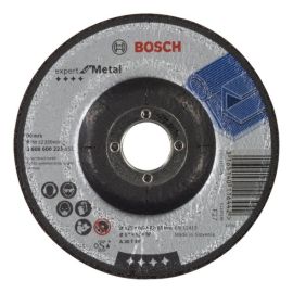 სახეხი დისკი ამოზნექილი ლითონისთვის Bosch Expert for Metal 125x6x22.23 მმ