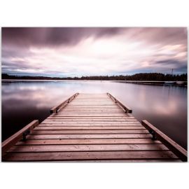 Glass picture Styler Violet Jetty GL385 70X100 cm