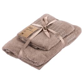 Towel set Ardesto ART2357NS 100%cotton 2pcs beige