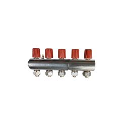 Manifold with valve ECA 5-Red