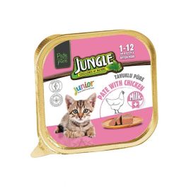 Корм мокрый для котят Jungle куриный паштет 100гр