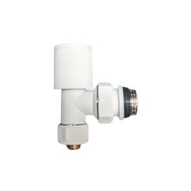 Decorative valve Florad white 16 mm