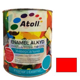 Enamel alkyd Universal ATOLL ПФ-115  red 2.6 kg