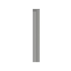 Left end trim VOX Profile Linerio L-Line Grey 2650x61x21 mm