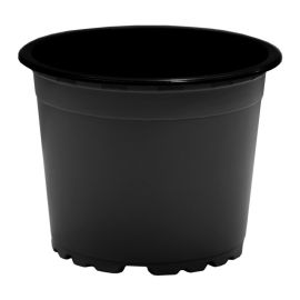 Plastic pot 7,5 liters black