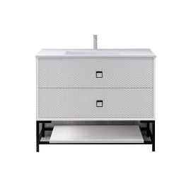 Floor cabinet with washbasin Denko Arma 85 white