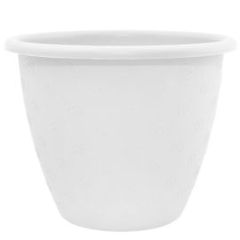 Flower Pot Plastic Verona 45x34 (White)