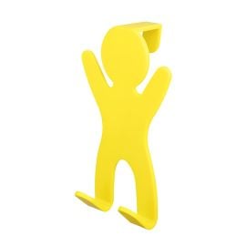 Towel hook Bisk City 2 Yellow