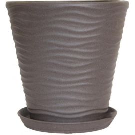 Pot ceramic Oriana New Wave №1 13,5 l chocolate