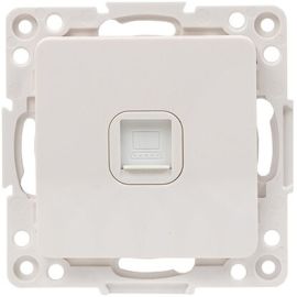 როზეტი EKF RJ45 7.4x7.4 ჩარჩოს გარეშე