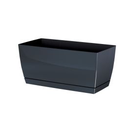 Plastic pot for flowers Prosperplast COUBI CASE DUPP 426U 240 mm graphite