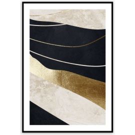 Картина в рамке Styler Black&Gold II AB109 50X70 см