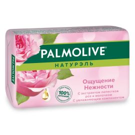 Туалетное мыло ощущение нежности роза и молочко Palmolive 90 г