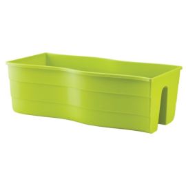 Plastic flower pot FORM PLASTIC Wave railing pot 2489-042 Ø60 pistachio