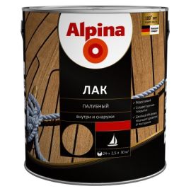 Лак Alpina Yachtlack 2.5 л матовый