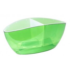 Plastic flower pot with stand Aleana Orqidea 32x14 green