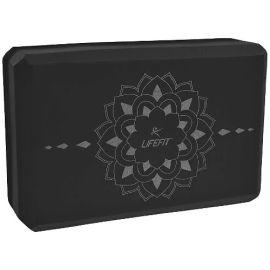 Yoga block LifeFit Boga black