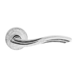 Door handle rossete Metal-Bud Chiara ZCONA with protective lid SNONAY nickel