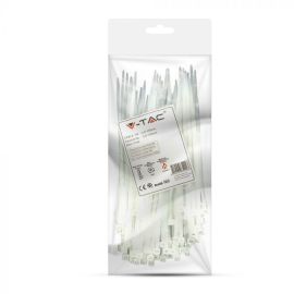 Tie V-TAC 3.5 150mm 100pcs white 11165