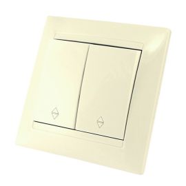 Switch pass-through TDM Lama SQ1815-0107 2 key cream