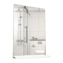 Зеркало с полкой Denko Minika 45 White 45x65 cм