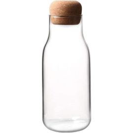 Glass bottle DONGFANG with bamboo stopper 850ml AL-MH-15