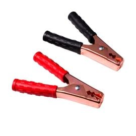 Crocodile clamp set DPM 200А black and red 2 pcs