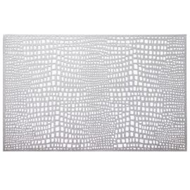 Dish mat Ambition Glamor rectangular silver