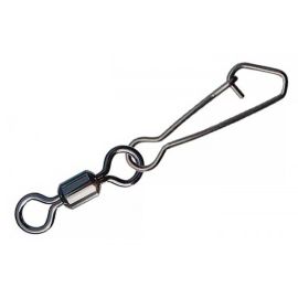 Карабинчики Gurza Rolling Swivel/Hooked Snap BN №12 10 шт