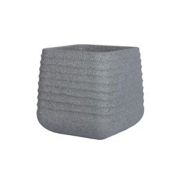 კერამიკული ქოთანი Mega Collections Titan Heron Sq. Pot Rib Grey W28H28