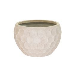 Ceramic pot Mega Collections Yara Bowl Low Desert D42.5H27