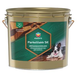 Urethane-alkyd semi-matt floor varnish Eskaro Parketi lakk SE30 2.5 l