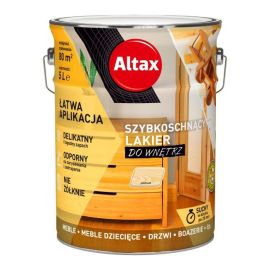 Quick drying interior varnish Altax semi matt colourless 5 l