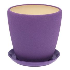 Flower Pot Ceramic Grace N3 Violet Silk