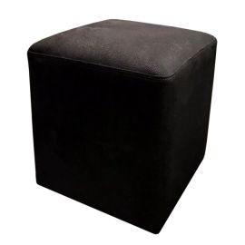 Pouf alcantara 34х40 black