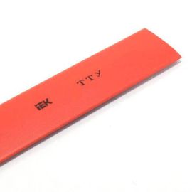 Heat shrink tube IEK UDRS-D6-1-K04 ТТУ 6/3 1 m red