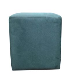 Pouf alcantara 34х40 turquoise