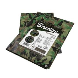 Брезент камуфляжный Bradas CAMOforest 4x6м 90г/м²