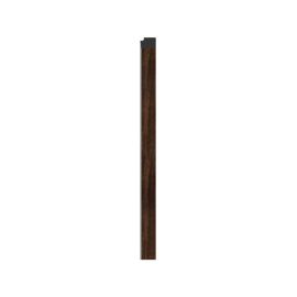 Right end trim VOX Profile Linerio L-Line Chocolate 2650x32x21 mm